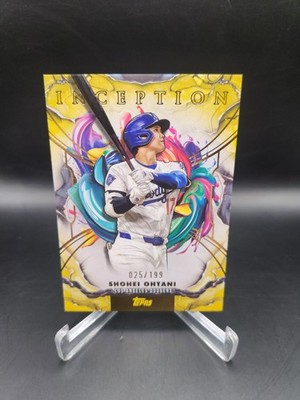 2025 Topps Inception Shohei Ohtani Yellow Parallel /199 Los Angeles Dodgers