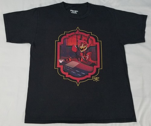 Hazbin Hotel Cartoon TV Show Amazon Prime Video Promo shirt size LARGE