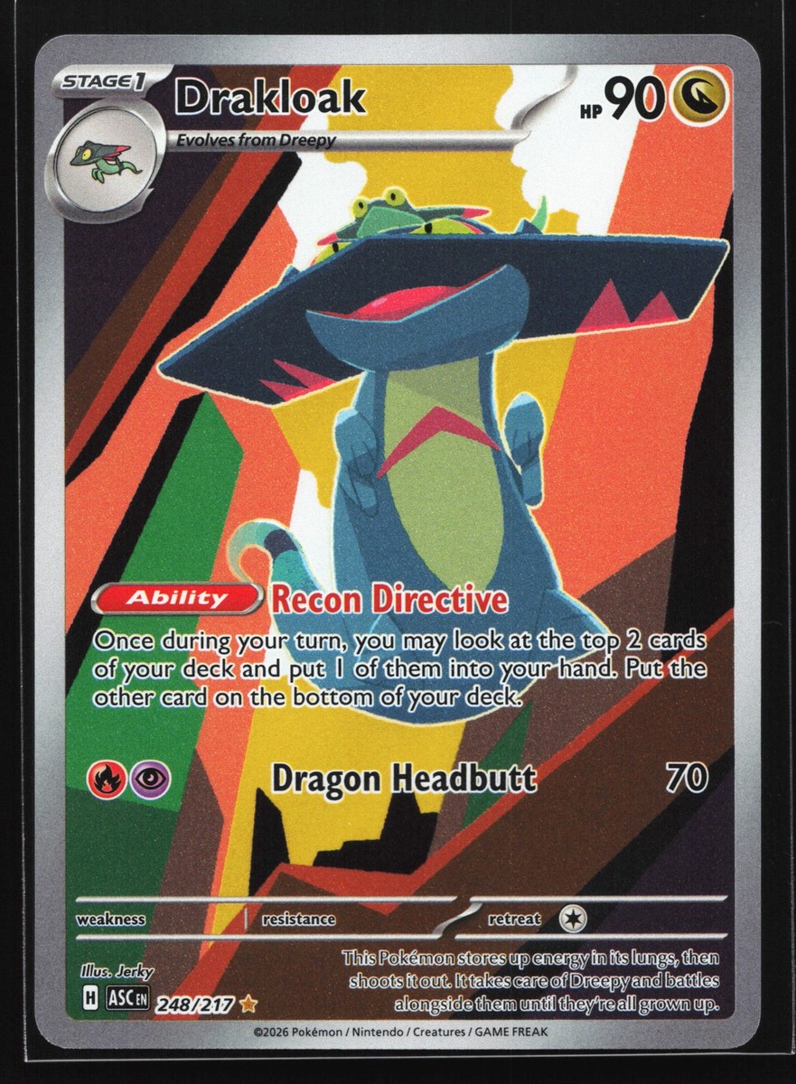 Drakloak 248/217 ME: Ascended Heroes Illustration Rare Pokemon