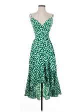 Eliza J Women Green Cocktail Dress 0