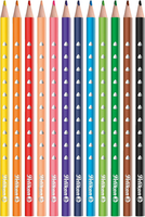 Pelikan Buntstifte-Set Silverino 12-Teilig, Dreieckig FüR Kinder Und Erwachsene,