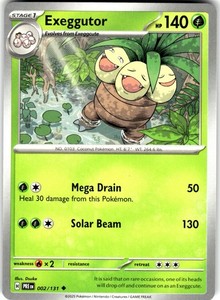 Exeggutor 002/131 Uncommon Prismatic Evolutions