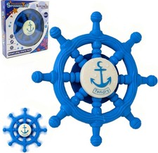 Baby Suction Spinner Toys for Bathtub, Silicone Toddler Bath  High Chair Toy...