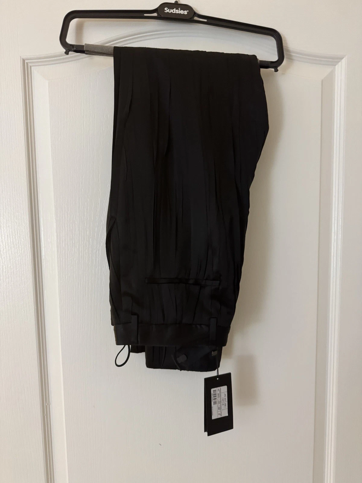 SAINT LAURENT (YSL) Saint laurent pantaloni di seta da passerella uomo taglia 48