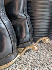 British Army George Boots - 9 Large - Boxed & Spurs