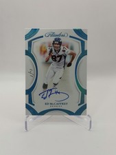 2025 Panini Flawless Ed McCaffrey Flawless Frame Autograph Platinum 1/1 Broncos
