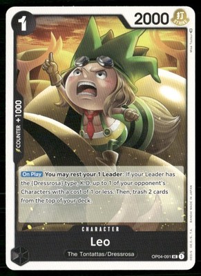 2023 Kingdoms of Intrigue Leo Character / Black/The Tontattas/Dressrosa