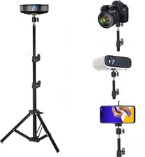 Projector Floor Stand, Portable Tripod Mount - Folding Stand 18-40in, Black