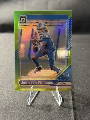 2024 Panini Donruss Optic - Jameson Williams #67 Lime Green Prizm /50