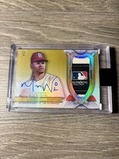 2024 Topps Dynasty Masyn Winn RC Game Used Logoman Patch Auto 1/1 