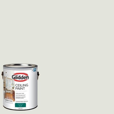 Interior Ceiling Paint Flat White 1 Gallon for Walls and Ceilings