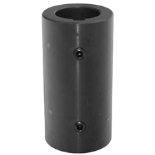 Shaft Coupler 1 7/16" Round Bore 4 1/2"Lx2 5/16" OD Black Oxide Finish SHFTR2300