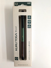 Mitsubishi Uni Kuru Toga Wood 0.5mm Forest Gr...