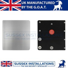 Für Vauxhall (Opel) Vivaro (ab 2019) Seitenladetürsicherung, Reparaturschild, Blech