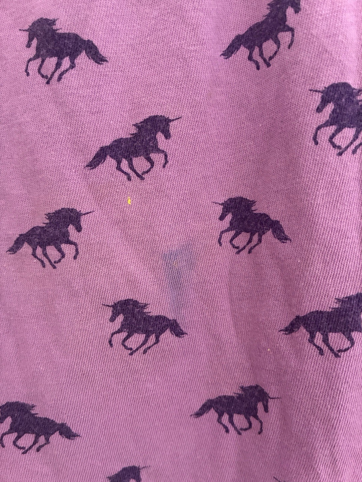 Circo Kid Girls Unicorn Print 100percent Cotton Pleated Long Sleeve Shirt Purple M 7/8 image 4