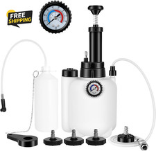 Brake Bleeder Kit with 3L Pressure Pump, 1L Waste Bottle 4 Upgraded