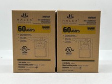 2-Pack Halex Non-Fusible AC Disconnect 60 Amp 240-Volt Enclosure HNF60R