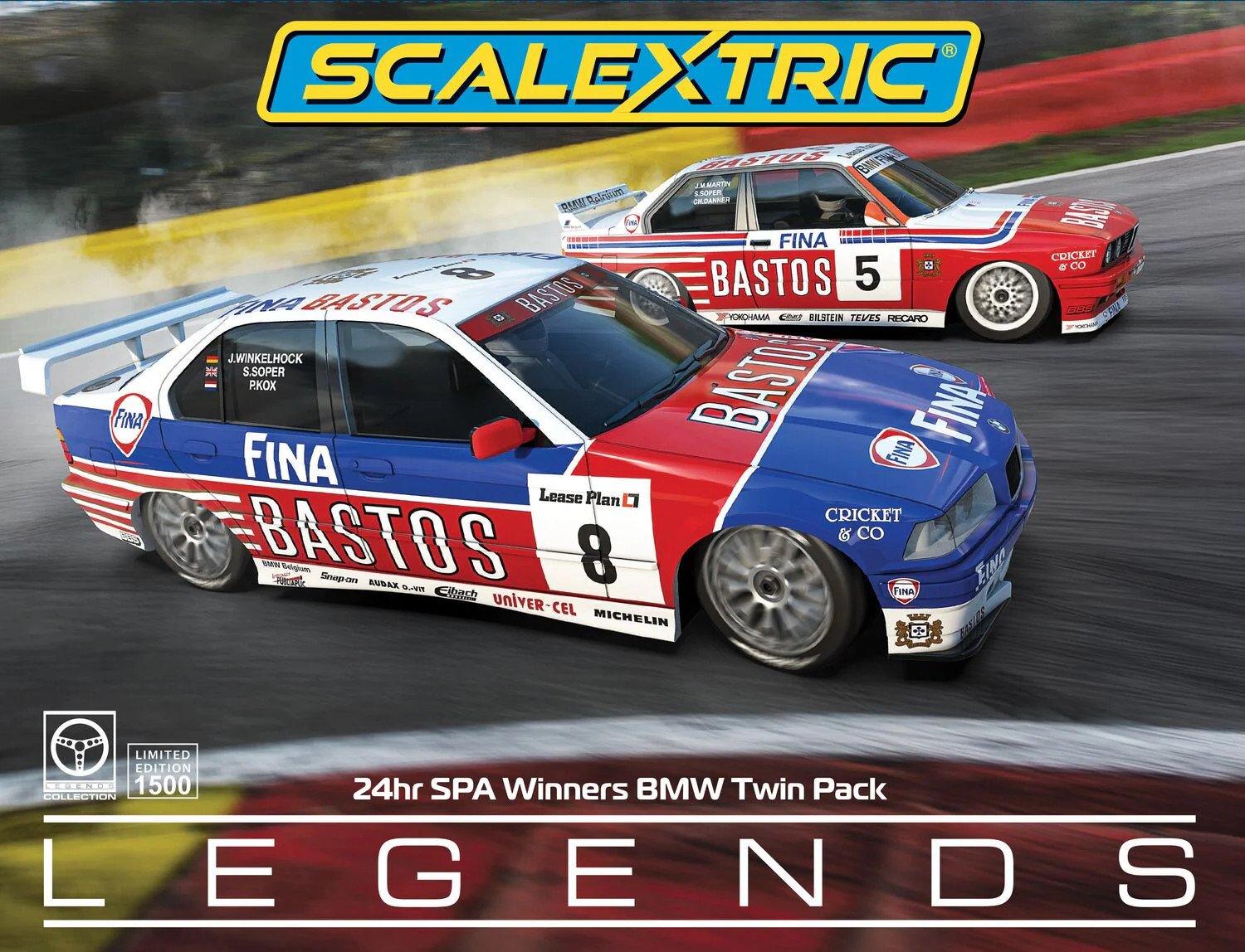 Scalextric Spa 24H Winners BMW - Twin Car Pack C4587A - Classic Touring Cars