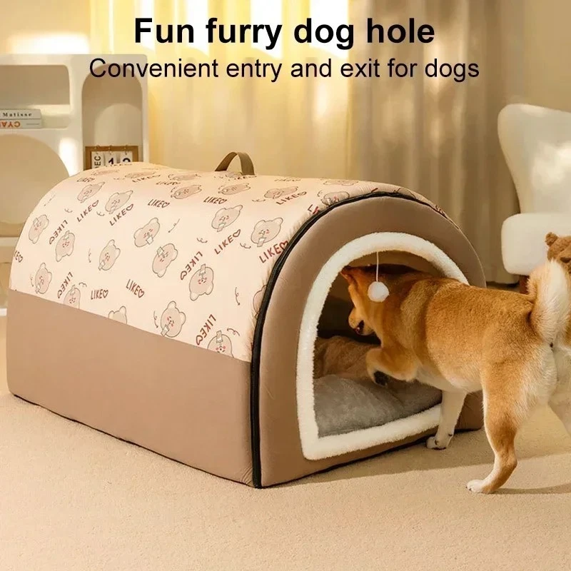 Dog Cat Removable House Pet Sleeping Bed Comfortable Nest Puppy Mattress Beds Us