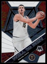2019-20 Panini Mosaic #9 Nikola Jokic Will to Win