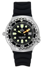 RATIO FreeDiver Version 02 Helium Safe 1000M 1038EF102V-BLK-V02 Mens Watch