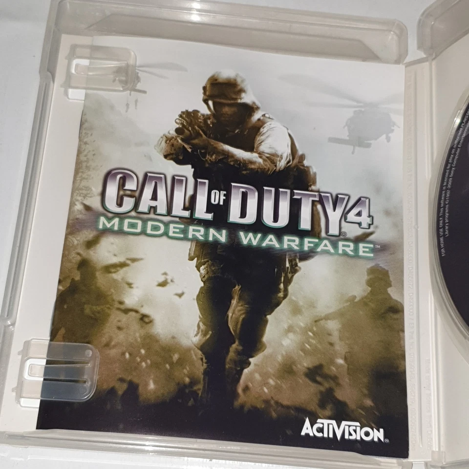 Call of Duty 4 : Modern Warfare [GOTY Edition] PS3 / PlayStation 3 Game - MANUAL - image 2 of 4