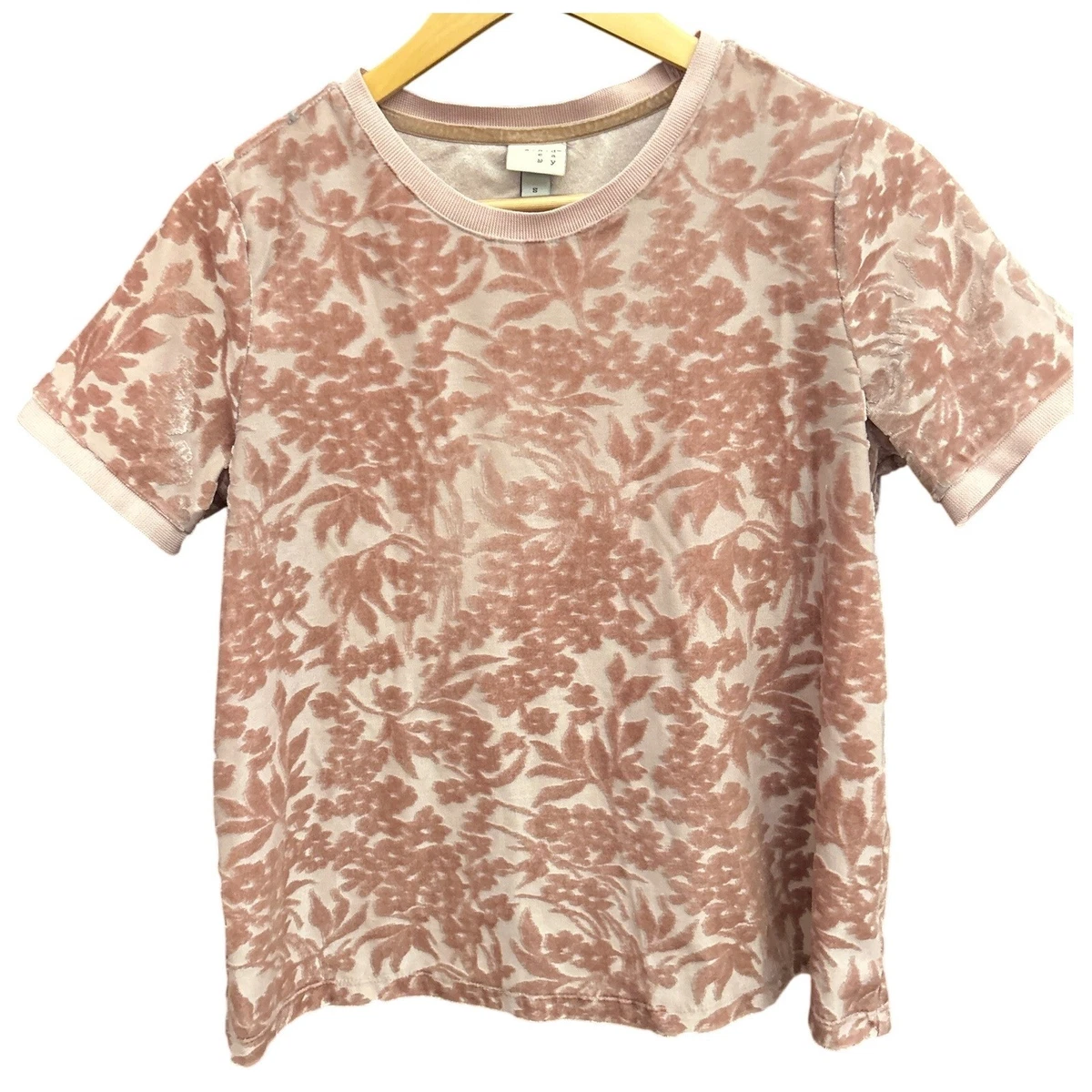 T-shirt Donna A New Day &ndash; Morbida, Girocollo, Rossa Bordeaux, Taglia XS &ndash; Cotone E Modal