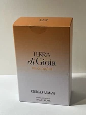 Giorgio Armani TERRA Di Gioia Eau Di Parfum 1.0 oz/30 ml New in Box Sealed
