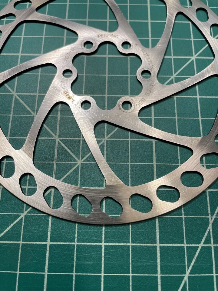 Rotor de freno de disco Hayes, 160 mm, 6", clásico, vintage Foto 4 de 4