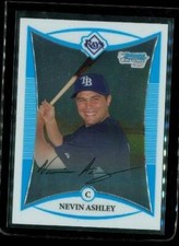 2008 Bowman Chrome Prospects Baseball Card BCP189 NEVIN ASHLEY Tampa Bay Rays