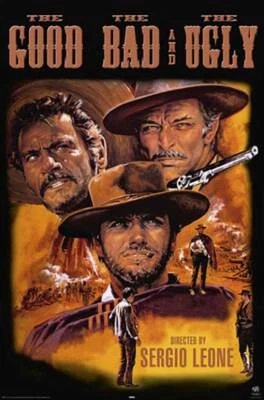 STUDIO B The Good, The Bad and The Ugly Poster - 24in x 36in