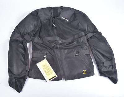 Spidi Base-1 Protektorenjacke Level-1 Jacke Motorrad Motocross Schwarz T177-026