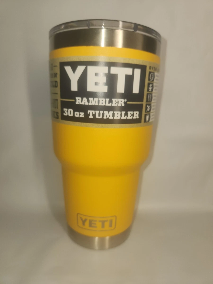 YETI 30 oz RAMBLER ARCTIC YELLOW Tumbler w/ Magslider Lid