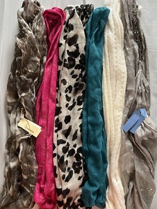 Lot of 6 Infinity Scarves￼ - Different Colors And Patterns - Some New with Tags!
