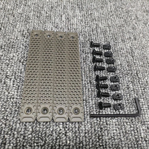 4 Stück Nylon MLOCK Schiene Handschutz Abdeckblende für M-loCk System 80/120 mm - Bild 9 von 48