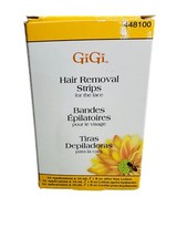 Gigi Hair Removal Stripes For Face/ Tiara Depiladoras Para La Cara24ct. Open Box
