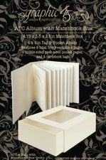 Graphic 45 - ATC Album With Matchbook Box Ivory