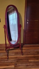 PICK UP ONLY!Roundhill Furniture Traditional Queen Anna Style FloorCheval Mirror