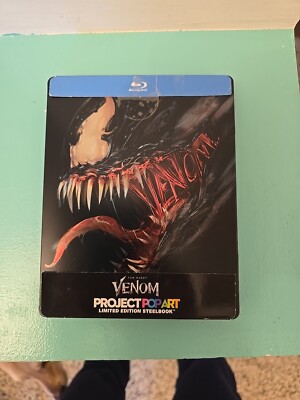 VENOM STEELBOOK BLU-RAY SIGILLATO PROJECT POP ART LIMITED EDITION RARO