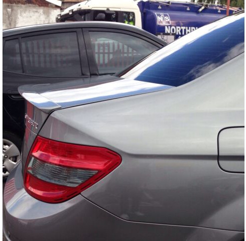 PAINTED COLOR FOR MERCEDES BENZ C-CLASS W204 A TYPE REAR TRUNK SPOILER - Picture 2 of 8