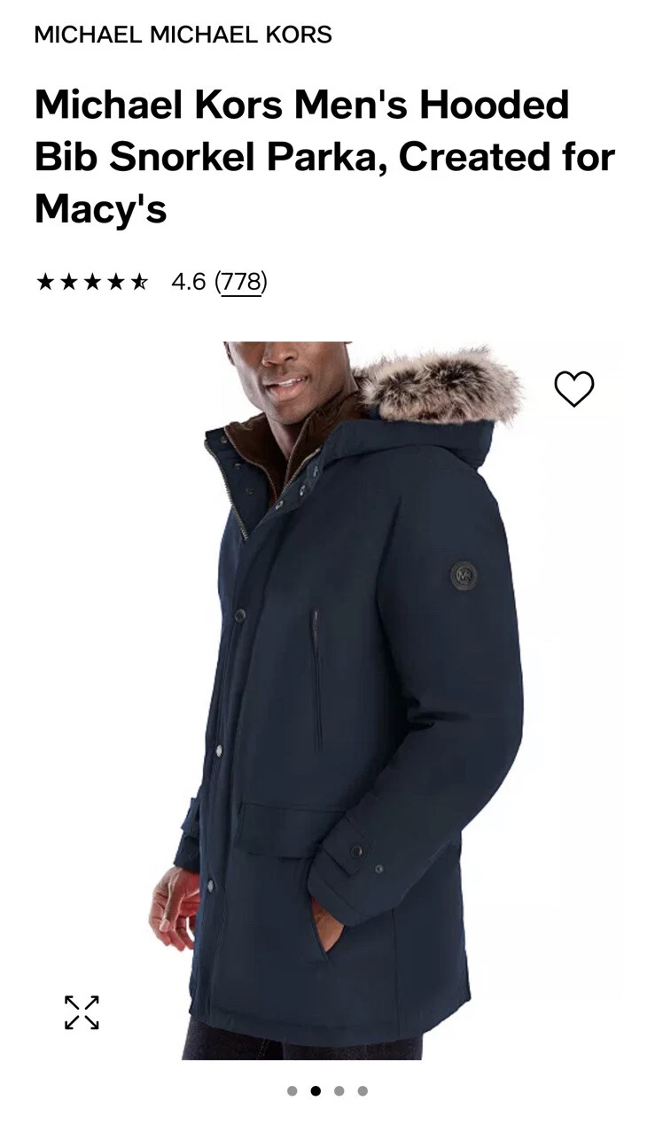 Parka bavaglino snorkeling Michael Kors nuova taglia media