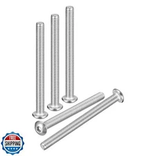 DTGN M5-0.8x60mm Button Head Socket Cap Screws - 50Pack - Good for Road Bicyc