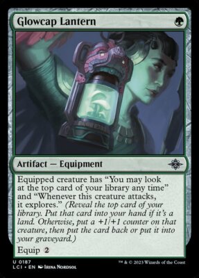 MTG Magic the Gathering Glowcap Lantern (187/491) The Lost Caverns of Ixalan LP