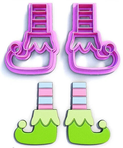 Elf Shoe Polymer Clay Cutters for Unique Handmade Creations  