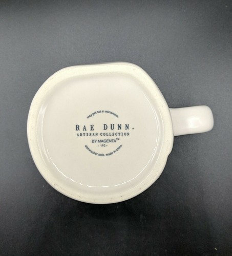 Taza de café/té "CRAZY"" de colección artesanal RAE DUNN de Magenta nueva - Imagen 4 de 5