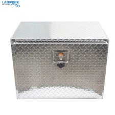 24"x17x18" inch Aluminum Truck Bed Underbody Tool Box Trailer Trunk Storage+Lock