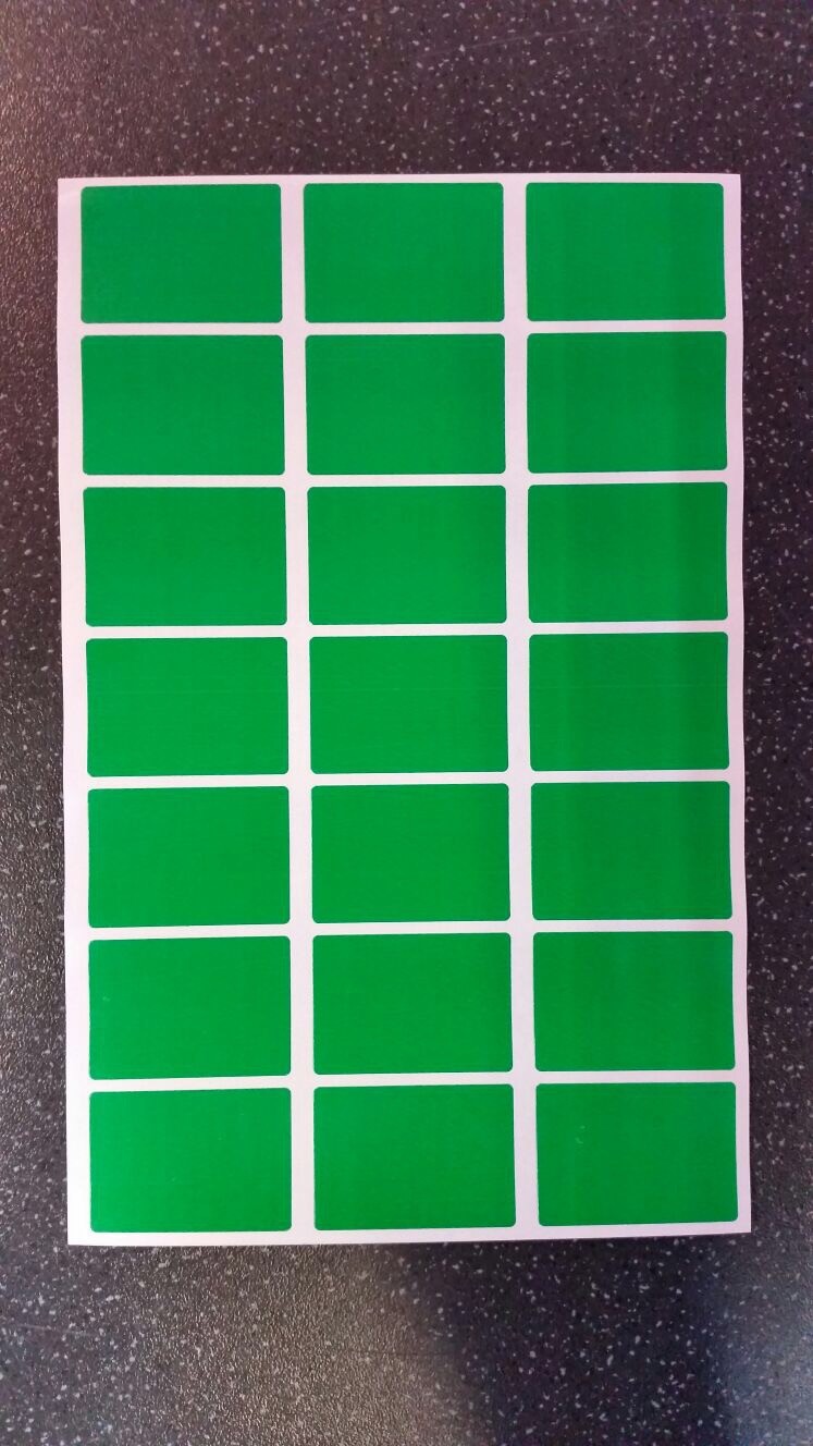 Plain Coloured Self Adhesive Peelable Removable Price Tags Labels Stickers eBay