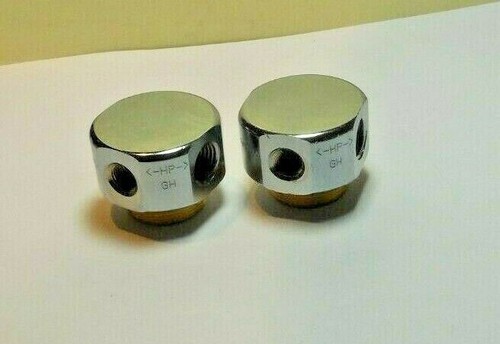 (2 Pcs) AMVEX E18412/E18440 SS CHROME CONNECTOR FITTINGS ADAPTERS 4 PORT,NEW - Picture 3 of 6
