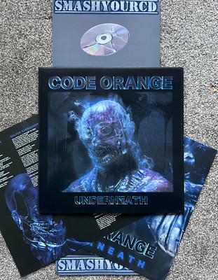 CODE ORANGE - UNDERNEATH(LTD EDT GLASS & LIQUID METAL TOUR EDITION/SIGNED/1000)