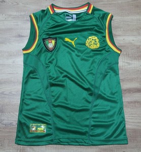 cameroon sleeveless soccer jersey
